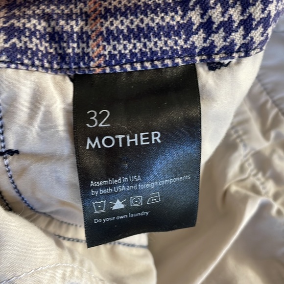 Mother Plaid/Striped Pants - Picture 5 of 7